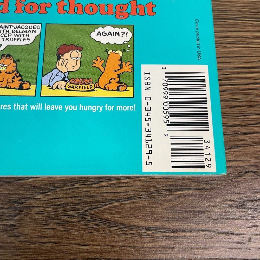 Vintage Garfield: Food for Thought (His 13th Book) by Jim Davis - Classic Comics - Picture 5 of 8
